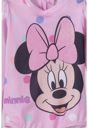 Vestido Baño Minnie Mouse Rosado Para Niña 2T A 5T 4T
