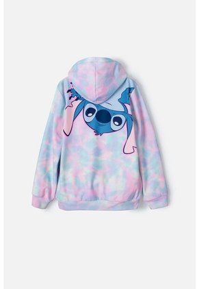 Buzo De Stitch Abierto Multicolor Para Niña 4