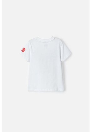 Camiseta De Mickey Mouse Blanca Manga Corta Para Niño 2T A 5T 3T