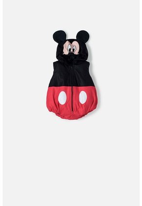 Conjunto De Mickey Mouse X3 Prendas Negro Para Bebé Niño 12-18