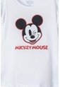Camiseta De Mickey Mouse Manga Corta Blanca Para Niña 8 de Disney