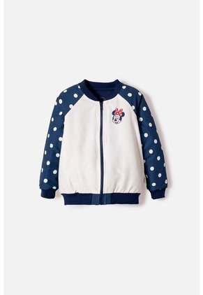 Chaqueta De Minnie Mouse Con Cierre Multicolor Para Niña 2T A 5T 5T
