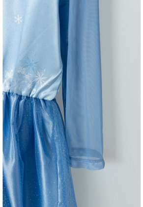 Vestido De Frozen Con Manga Larga Para Niña De 2T A 5T 5T