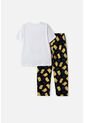 Pijama  De Los Simpson Con Pantalón Largo Blanco, Azul Y Amarillo Para Niño 8 de Disney