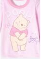 Pijama De Winnie The Pooh Multicolor Para Bebé Niña 12-18 de Disney