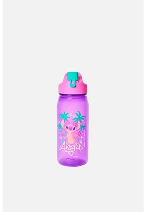 Botella De Stitch + Stickers Para Niña U