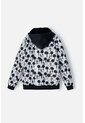 Buzo De  Mickey Mouse Con Capucha Negro, Blanco Y Rojo Para Niña 4 de Disney