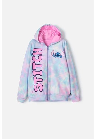 Buzo De Stitch Abierto Multicolor Para Niña 4 Disney