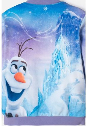 Chaqueta De Frozen Con Cierre Multicolor Para Niña 2T A 6T 2T