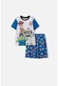 Pijama De Toy Story Con Pantalón Corto Azul Y Blanco Para Niño 6 de Disney