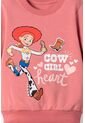 Buzo De Toy Story Cerrado Palo De Rosa Para Niña 3T A 6T 5T de Disney