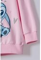 Buzo De Stitch Rosado Claro Cerrado Para Niña 2T A 5T 4T de Disney