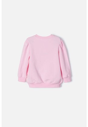Buzo De Stitch Rosado Claro Cerrado Para Niña 2T A 5T 4T