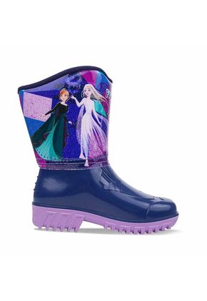 Botas Lluvia Frozen Yurem Azul-Lila Disney Para Niña