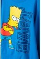 Buzo De Bart Simpson Cerrado Azul Para Niño 10 de Disney