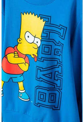 Buzo De Bart Simpson Cerrado Azul Para Niño 10