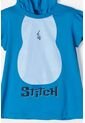 Camiseta De Stitch Con Capucha Azul Para Niña 2T A 5T 3T de Disney