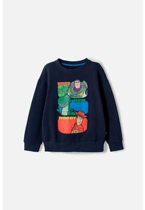 Buzo De Toy Story Cerrado Azul Oscuro Para Niño 12