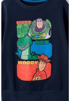 Buzo De Toy Story Cerrado Azul Oscuro Para Niño 12