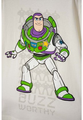 Conjunto De Toy Story Con Bermuda Marfil Y Negro Para Niño 6