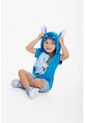 Camiseta De Stitch Con Capucha Azul Para Niña 2T A 5T 3T de Disney