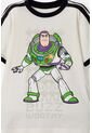 Conjunto De Toy Story Con Bermuda Marfil Y Negro Para Niño 6 de Disney