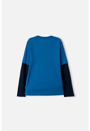 Camiseta De Toy Story Manga Larga Azul Para Niño 8