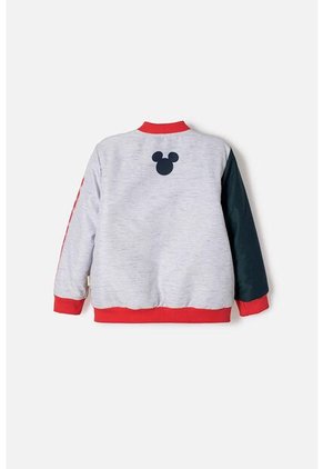 Chaqueta De Mickey Mouse Con Cierre Multicolor Para Niño 2T A 6T 3T
