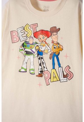 Conjunto De Toy Story Con Short Almendra Para Niña 8