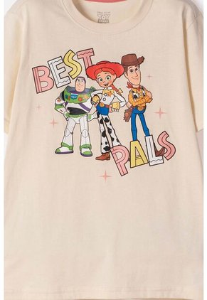 Conjunto De Toy Story Con Short Almendra Para Niña 8