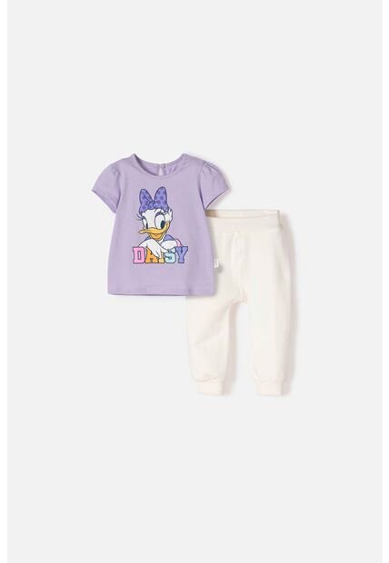 Conjunto De Daisy Con Pantalón Largo Lavanda Para Bebé Niña 12-18