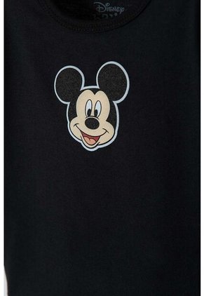 Conjunto De Mickey Mouse X3 Prendas Negro Para Bebé Niño 6-9