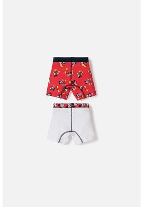 Pack X2 Boxer De Mickey Mouse Multicolor Para Niño 2T A 6T 2T