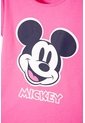Camiseta De Mickey Mouse Manga Corta Rosada Para Niña 10 de Disney