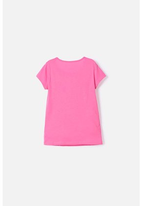 Camiseta De Mickey Mouse Manga Corta Rosada Para Niña 10