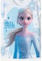 Camiseta De Frozen Manga Corta Blanca Y Azul Para Niña 8 de Disney