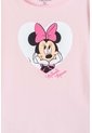 Camiseta De Minnie Mouse Manga Corta Rosada Para Niña 6 de Disney