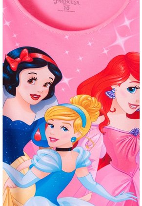 Pijama De Princesas Tipo Batola Rosada Para Niña 12