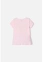 Camiseta De Minnie Mouse Manga Corta Rosada Para Niña 6 de Disney