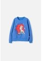 Buzo De La Sirenita Cuello Redondo Azul  Para Niña 4 de Disney