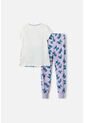 Pijama De Stitch De Pantalón Largo Marfil Y Lila Para Niña 8 de Disney