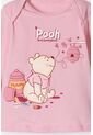 Pijama De Winnie The Pooh Pantalón Largo Rosado Para Bebé Niña 12-18 de Disney