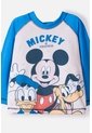 Conjunto De Baño De Mickey Mouse Azul Manga Larga Para Bebé Niño 6-9 de Disney