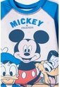 Conjunto De Baño De Mickey Mouse Azul Manga Larga Para Niño 2T A 5T 3T de Disney