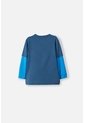 Camiseta De Mickey Mouse Azul Manga Larga Para Niño 2T A 5T 3T de Disney
