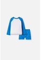 Conjunto De Baño De Mickey Mouse Azul Manga Larga Para Niño 2T A 5T 3T de Disney