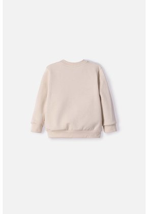Buzo De Mickey Mouse Caqui Estampado En Frente Para Bebé Niño 3-6