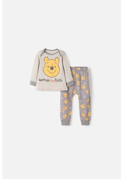 Pijama De Winnie The Pooh Multicolor Para Bebé Niño 3-6
