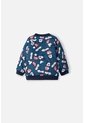 Chaqueta De Mickey Mouse Con Cierre Azul Para Bebé Niño 9-12 de Disney