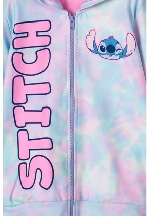 Buzo De Stitch Abierto Multicolor Para Niña 10